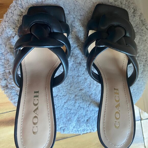 KELLIE LEATHER SANDAL COACH - Picture 5 of 5